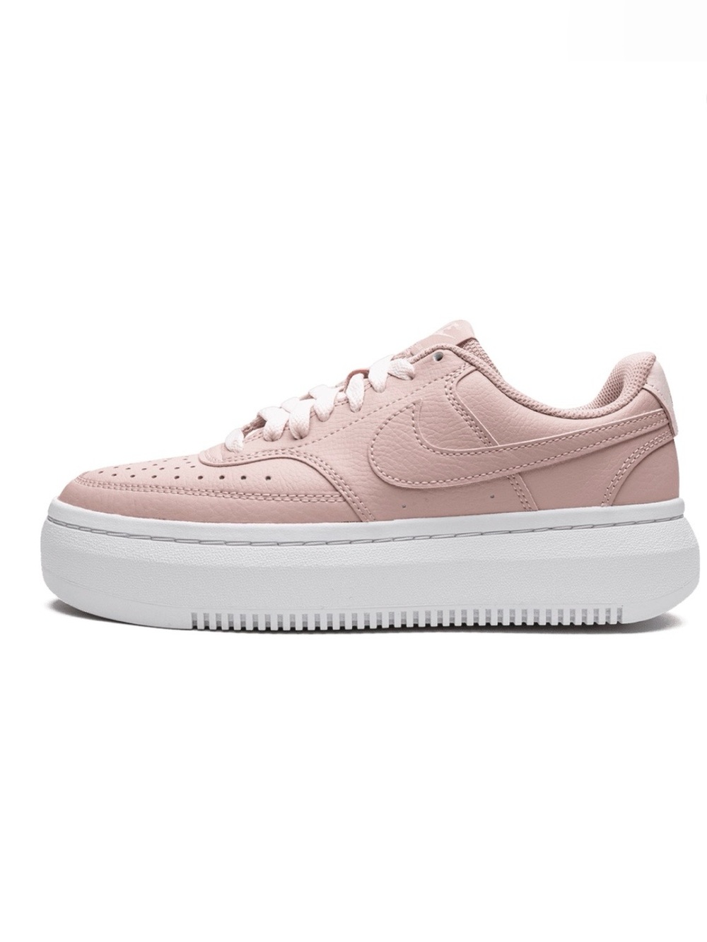 Nike Court Vision Alta Blush Pink Platform Sneakers